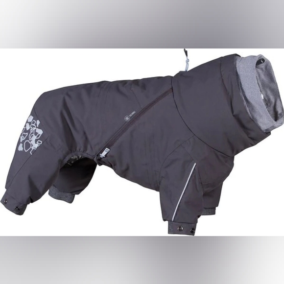 HURTTA EXTREME OVERALL DOG SNOWSUIT  BLACKBERRY 30M cm - 12M in - Picture 1 of 6
